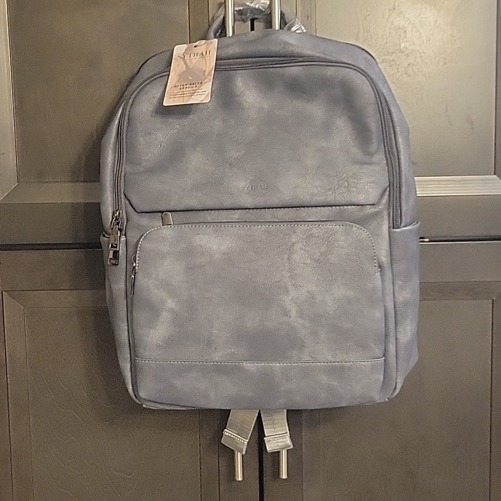 Sytra Travel Leather Laptop Bag/Backback